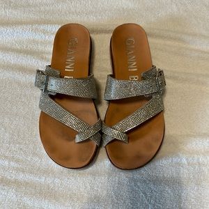Gianni Bini Rhinestone Sandals